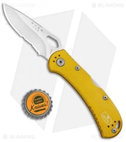 Buck Knives Buck SpitFire Lockback Knife Yellow (3.25" Satin Serr) 0722YWX1 9 Buck Knives Buck SpitFire Lockback Knife Yellow (3.25" Satin Serr) 0722YWX1 -Knife Sale Shop Buck SpitFire LB Yellow Satin Serr 0722YWX1 BHQ 92990 jr bottlecap