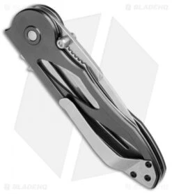 Buck Knives Tempest Liner Lock Knife Dark Gray (3.12" Satin) -Knife Sale Shop Buck Tempest LL Dark Gray Satin 0296GYS B BHQ 2198 jr side