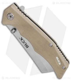 Buck Knives Buck Trunk Liner Lock Knife Tan G-10 (2.875" Satin) 0252TNS -Knife Sale Shop BuckKnives 2021 47