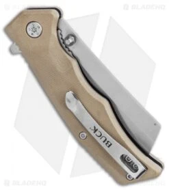 Buck Knives Buck Trunk Liner Lock Knife Tan G-10 (2.875" Satin) 0252TNS -Knife Sale Shop BuckKnives 2021 48