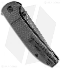 CIVIVI Badlands Vagabond Folding Knife Carbon Fiber (3.3" Damascus) C2019DS-1 -Knife Sale Shop CIVIVI Badlands Vagabond CF Damascus C2019DS 1 BHQ 120376 jr side