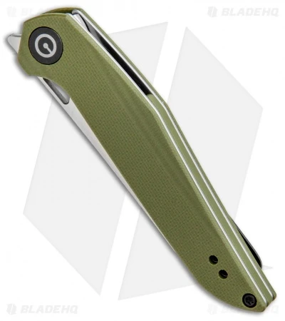 CIVIVI Isham Mckenna Liner Lock Knife Green G-10 (2.875 Satin) C905B 4 CIVIVI Isham Mckenna Liner Lock Knife Green G-10 (2.875 Satin) C905B - Image 2