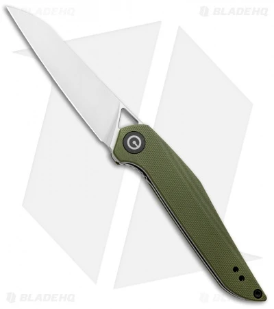 CIVIVI Isham Mckenna Liner Lock Knife Green G-10 (2.875 Satin) C905B 3 CIVIVI Isham Mckenna Liner Lock Knife Green G-10 (2.875 Satin) C905B