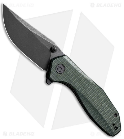 CIVIVI ODD 22 Liner Lock Knife Green Micarta (3" Black Stonewash) 3 CIVIVI ODD 22 Liner Lock Knife Green Micarta (3" Black Stonewash)
