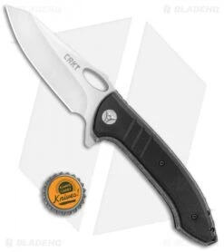CRKT Avant-Tac Liner Lock Knife Black G-10 (3.625" Satin) 5820 -Knife Sale Shop CRKT Avant Tac LL Black G 10 Satin 5820 BHQ 103939 jr bottlecap