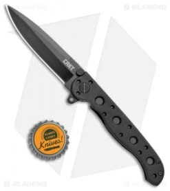 CRKT Carson M16-01KZ Tactical Zytel Folding Spear Point Knife (3" Black) -Knife Sale Shop CRKT Carson M16 01KZ Tactical Zytel SP Black BHQ 8901 jr bottlecap