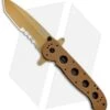 CRKT Carson M16-14DSFG Tanto Flipper Knife Desert Tan G-10 (3.875" Serr) 2 CRKT Carson M16-14DSFG Tanto Flipper Knife Desert Tan G-10 (3.875" Serr) -Knife Sale Shop CRKT Carson M16 14DSFG Tanto Desert Tan Serr BHQ 4980 jr