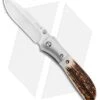 CRKT Carson M4-02 Stag Spring Assisted Knife (3.25" Satin) M4-02S -Knife Sale Shop CRKT Carson M4 02S Stag SA Satin BHQ 7036 jr