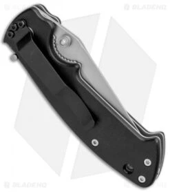 CRKT Crawford Kasper Liner Lock Knife Black Zytel (3.1" Bead Blast) 6772 -Knife Sale Shop CRKT Crawford Kasper LL Black Zytel BB 6772 BHQ 87021 jr side