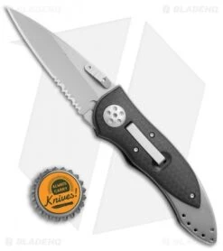 CRKT Elishewitz E-Lock Folding Knife (2.75" Bead Blast Serr) 7313 -Knife Sale Shop CRKT Elishewitz E Lock bb serr 7313 BHQ 69068 er size