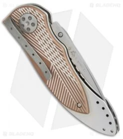 CRKT Elishewitz E-Lock Folding Knife Bronze (3.9" Satin Serr) 7333 8 CRKT Elishewitz E-Lock Folding Knife Bronze (3.9" Satin Serr) 7333 -Knife Sale Shop CRKT Elishewitz E Lock bronze satin serr 7333 BHQ 0477 er side