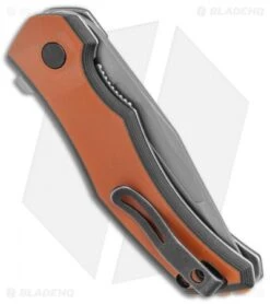 CRKT Fawkes Spring Assisted Knife Brown/Orange G-10 (2.75" Bead Blast) -Knife Sale Shop CRKT Fawkes Dust Layer G 10 LL DP BB BHQ 138957 jr side