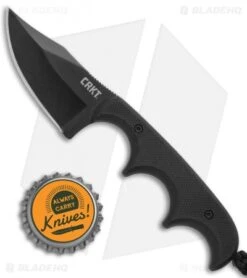 CRKT Folts Minimalist Bowie Neck Knife Black G-10 (2" Black) 2387K -Knife Sale Shop CRKT Folts Minimalist Bowie Neck Black G 10 Black CR2387K BHQ 43700 jr bottlecap