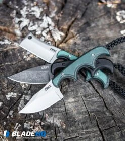 CRKT Folts Minimalist Drop Point Neck Knife Black G-10 (2" Black SW) 2384K -Knife Sale Shop CRKT Folts Minimalist Bowie Neck Knife Black Green Micarta Bead Blast 2387 BHQ 7033 kp log web