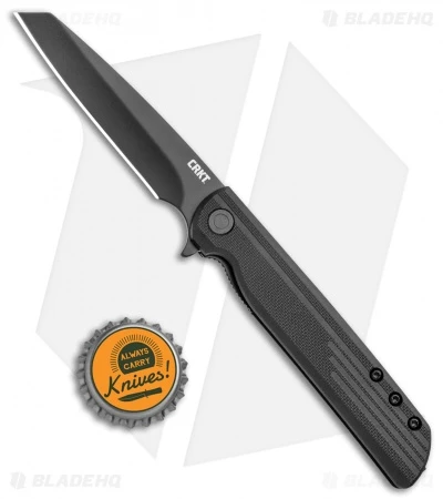 CRKT LCK + Spring Assisted Reverse Tanto Knife Black FRN (3.3" Black) 3802K 6 CRKT LCK + Spring Assisted Reverse Tanto Knife Black FRN (3.3" Black) 3802K - Image 4