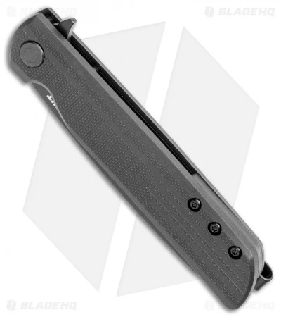 CRKT LCK + Spring Assisted Reverse Tanto Knife Black FRN (3.3" Black) 3802K 4 CRKT LCK + Spring Assisted Reverse Tanto Knife Black FRN (3.3" Black) 3802K - Image 2