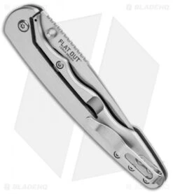 CRKT Lerch Flat Out OutBurst Assisted Knife Stainless Steel (3.57" Satin) 7016 -Knife Sale Shop CRKT Lerch Flat Out OutBurst Assited SS Satin 7016 BHQ 92319 jr side