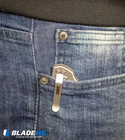 CRKT Pilar Frame Lock Knife Stainless Steel (2.4" Satin) 5311 9 CRKT Pilar Frame Lock Knife Stainless Steel (2.4" Satin) 5311 - Image 7