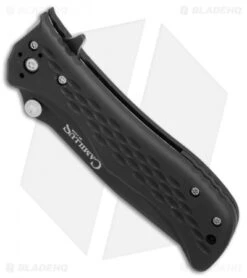 Camillus Blaze Spring Assisted Knife Black Zytel (3" Black) 715 -Knife Sale Shop Camillus Blaze black zytel black 715 BHQ 67845 er spine
