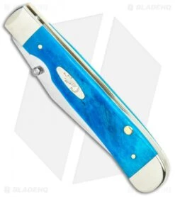 Case Kickstart TrapperLock Assisted Knife Sawcut Caribbean Blue (6154AC SS) -Knife Sale Shop Case Kickstart TrapperLock Assited Sawcut Carribeean Blue SS 25594 BHQ 94952 jr spine