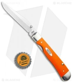 Case Kickstart TrapperLock Assisted Knife Synthetic Orange (4154AC SS) 9 Case Kickstart TrapperLock Assisted Knife Synthetic Orange (4154AC SS) -Knife Sale Shop Case Kickstart TrapperLock Assited Synthetic Orange SS 80511 BHQ 95057 jr bottlecap
