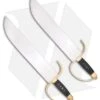 Cold Steel Butterfly Sword Set (14.8" Satin) 88BF -Knife Sale Shop Cold Steel Butterfly Sword Set Satin BHQ 44152 er