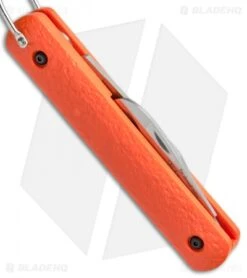 Colonial Knife Company Automatic Knife W/Bail Loop Orange (3" Satin Serr) M-724 7 Colonial Knife Company Automatic Knife W/Bail Loop Orange (3" Satin Serr) M-724 -Knife Sale Shop Colonial Knife Comp Bail Loop Orange M724OR PS BHQ 50267 jr side