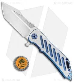 Darrel Ralph Custom DDR Dominator XL Knife Titanium/ZircuTi (3.75" Satin) -Knife Sale Shop DDR Custom Dominator Xi Zircu Ti BHQ 68337 jr bottlecap