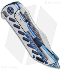 Darrel Ralph Custom DDR Dominator XL Knife Titanium/ZircuTi (3.75" Satin) -Knife Sale Shop DDR Custom Dominator Xi Zircu Ti BHQ 68337 jr side