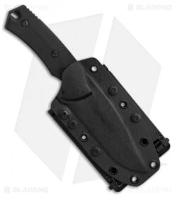 Fox Knives Felin Fixed Blade Knife Black G-10 (4.12" Black Serr) FX-517 S -Knife Sale Shop Fox Knives Felin Black G10 Black Serr BHQ 87354 er sheath