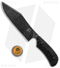 Fred Perrin Le Bowie Fixed Blade Knife Black G-10 (6.2" Black Stonewash) 9 Fred Perrin Le Bowie Fixed Blade Knife Black G-10 (6.2" Black Stonewash) -Knife Sale Shop Fred Perrin Le Bowie Black G 10 Black SW BHQ 86740 jr bottlecap