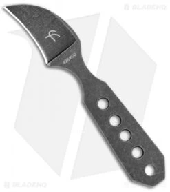 Fred Perrin Le Fruit Fixed Blade Knife (1.5" Black Stonewash)