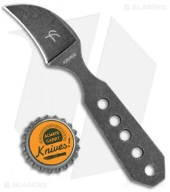 Fred Perrin Le Fruit Fixed Blade Knife (1.5" Black Stonewash) -Knife Sale Shop Fred Perrin Le Fruit Black SW FRD1904 BHQ 112011 jr bottlecap