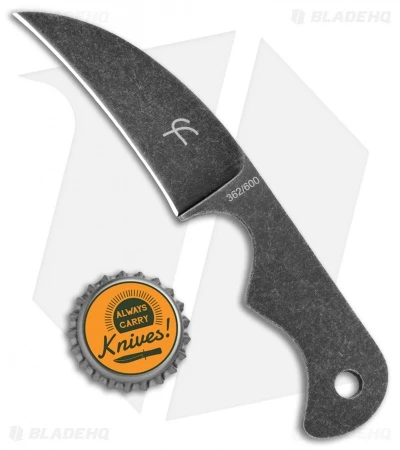 Fred Perrin Le Peeler Fixed Blade Neck Knife (2.5" Black Stonewash) 6 Fred Perrin Le Peeler Fixed Blade Neck Knife (2.5" Black Stonewash) - Image 4