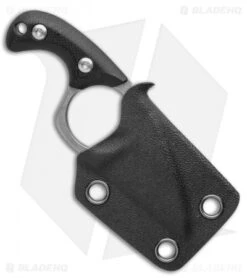 Fred Perrin Shorty Neck Knife Black G-10 (2.25" Stonewash) -Knife Sale Shop Fred Perrin Shorty Neck Knife FRD2001S BHQ 117182 LS Sheath