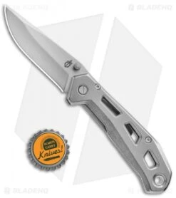 Gerber Airlift Frame Lock Knife Silver (2.8" Gray) 30-001346 -Knife Sale Shop Gerber Airlift FL Silver Gray 30 001346 BHQ 67390 jr bottlecap