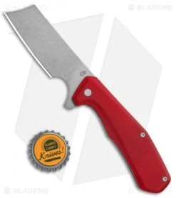 Gerber Asada Flipper Knife Red Aluminum (3" Stonewash) 30-001805 -Knife Sale Shop Gerber Asada Red Aluminum SW 30 001805 BHQ 105526 jr bottlecap