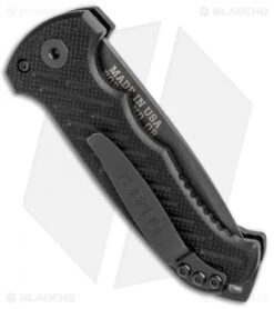 Gerber Auto 06 Tanto Automatic Knife Black G-10 (3.6" S30V Black) -Knife Sale Shop Gerber Auto 06 Tanto Auto Black G 10 Black 30 001296 BHQ 51695 jr side