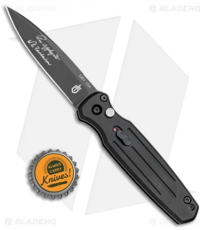Gerber Auto Mini Covert Automatic Knife Black (2.8" Black) 30-001394 6 Gerber Auto Mini Covert Automatic Knife Black (2.8" Black) 30-001394 - Image 4