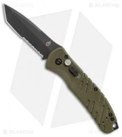 Gerber Propel Downrange Automatic Knife OD Green (3.5" Black Serr)