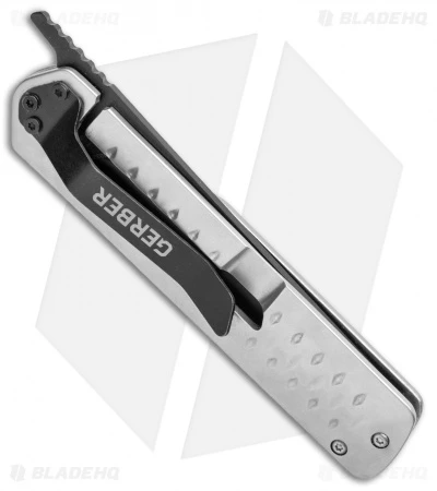 Gerber Ayako Frame Lock Knife Gray Aluminum (3.5" Black) 30-001689 5 Gerber Ayako Frame Lock Knife Gray Aluminum (3.5" Black) 30-001689 - Image 3