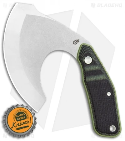 Gerber Downwind Ulu Fixed Blade Knife Flat Sage Green G-10 (3.5" SS) 30-001824 6 Gerber Downwind Ulu Fixed Blade Knife Flat Sage Green G-10 (3.5" SS) 30-001824 - Image 4