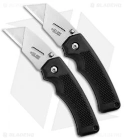 Gerber Edge TacHide 2-Pack Liner Lock Utility Razor Black (2.38" Satin)