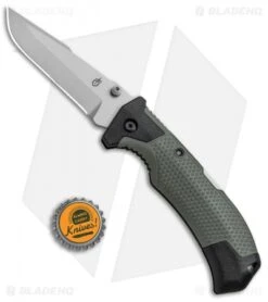 Gerber Edict Lockback Knife Green GFN (3.75" Bead Blast) 30-001300 -Knife Sale Shop Gerber Edict LB Grn GFN BB 30 001300 BHQ 67396 jr bottlecap 2