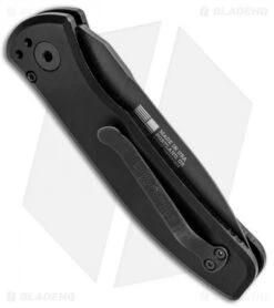Gerber Empower Automatic Knife Black Armor Grip (3.25" Black) 30-001321 -Knife Sale Shop Gerber Empower Auto Black Armor Grip Black 30 001321 BHQ 81302 jr side