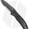 Gerber Empower Automatic Knife Black Armor Grip Serrated (3.25" Black) 30-001636 -Knife Sale Shop Gerber Empower Auto Black Armor Grip Serr Black BHQ 112130 jr