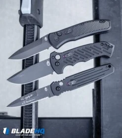 Gerber Auto 06 Automatic Knife Black Aluminum (3.6" Black) -Knife Sale Shop Gerber Empower Automatic Knife Black Armor Grip Black 30 001321 BHQ 81302 kp bike rack web