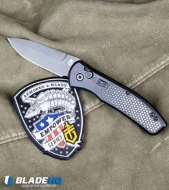 Gerber Empower Automatic Knife Black Armor Grip (3.25" Black) 30-001321 -Knife Sale Shop Gerber Empower Automatic Knife Black Armor Grip Black 30 001321 BHQ81302 kp patch notebook web1