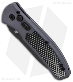 Gerber Empower Automatic Knife Blue/Black Armor Grip (3.25" Black) 30-001319 -Knife Sale Shop Gerber Empower Blue Black Armor Grip black BHQ 81305 er spine