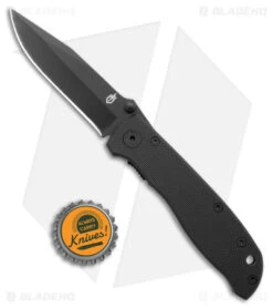 Gerber Harsey Air Ranger Liner Lock Knife Black G-10 (3.3" Black) 31-002950 -Knife Sale Shop Gerber Harsey Air Ranger LL Black G 10 Black BHQ 26864 jr bottlecap